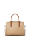 MICHAEL Michael Kors Laila Small Leather Satchel, Beige Multi
