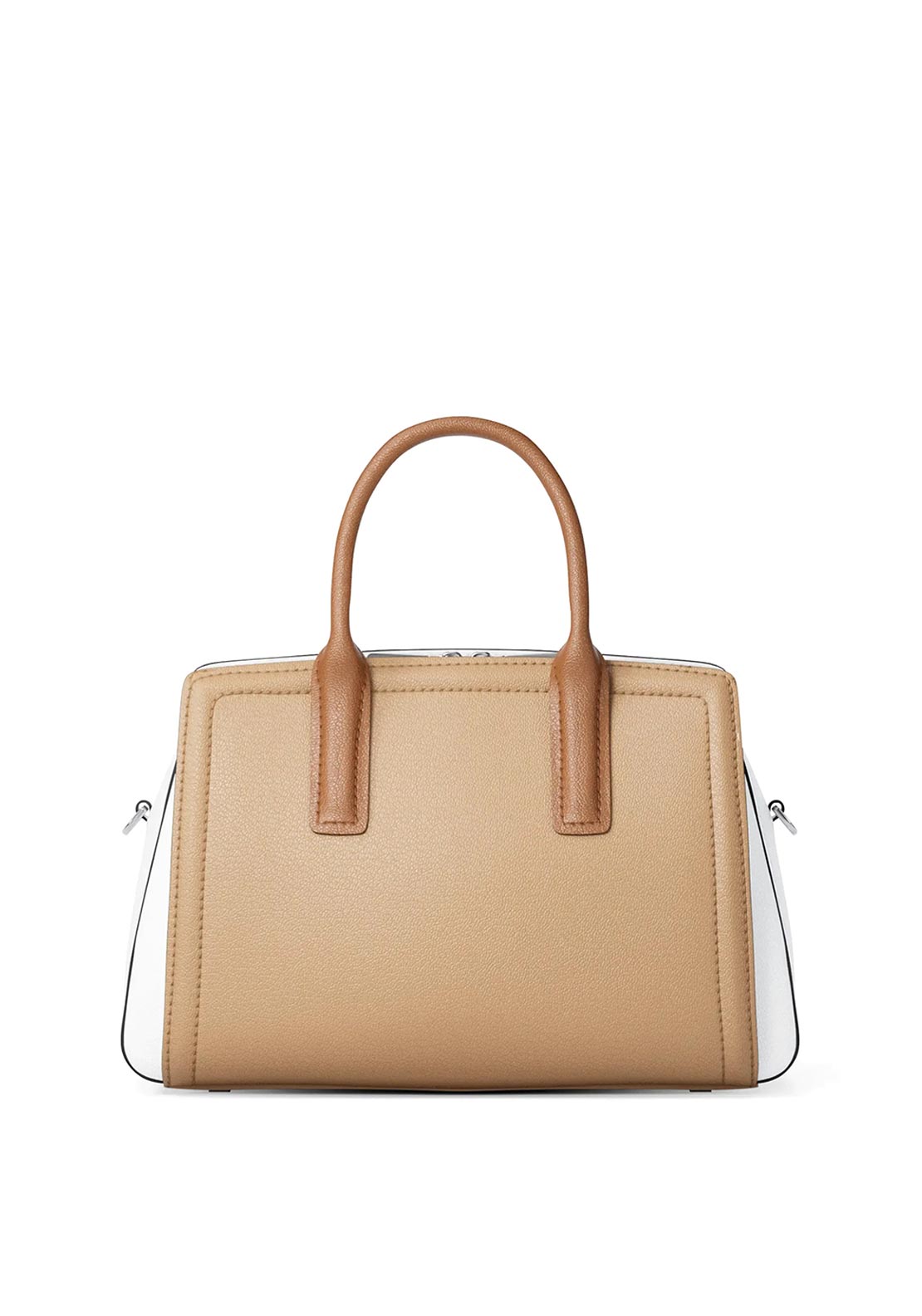 MICHAEL Michael Kors Laila Small Leather Satchel, Beige Multi