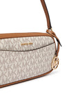 MICHAEL Michael Kors May Logo Mini Shoulder Bag, White