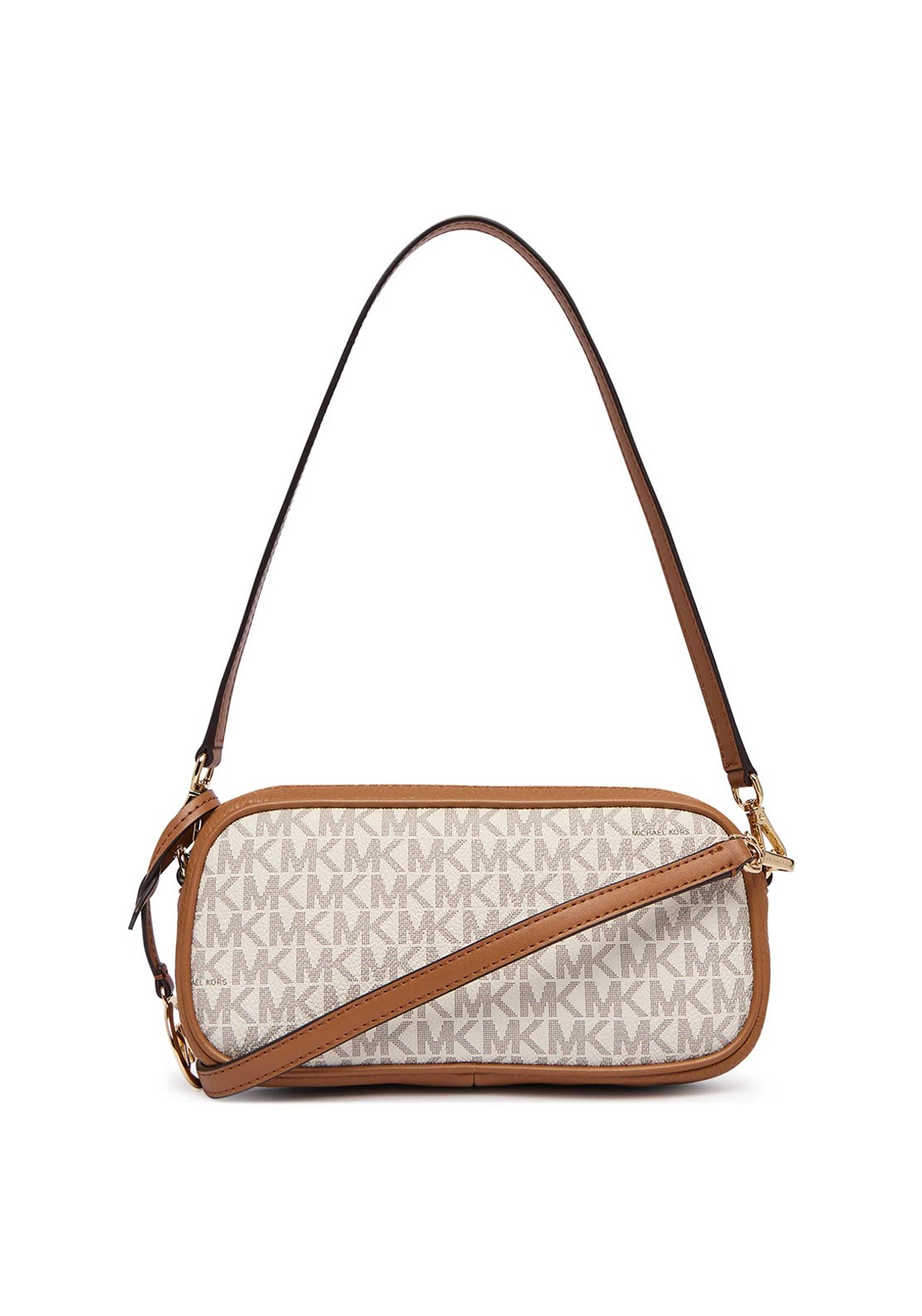 MICHAEL Michael Kors May Logo Mini Shoulder Bag, White - McElhinneys