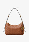 MICHAEL Michael Kors Nolita Medium Pebbled Leather Shoulder Bag, Brown