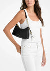 MICHAEL Michael Kors Nolita Medium Pebbled Leather Shoulder Bag, Black