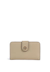 MICHAEL Michael Kors Pop Charm Pebbled Leather Wallet, Beige