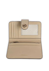MICHAEL Michael Kors Pop Charm Pebbled Leather Wallet, Beige
