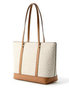 MICHAEL Michael Andie Medium Monogram Tote Bag, White Multi