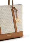 MICHAEL Michael Andie Medium Monogram Tote Bag, White Multi