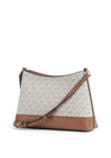 MICHAEL Michael Andie Small Monogram Crossbody Bag, White Multi