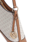 MICHAEL Michael Andie Small Monogram Crossbody Bag, White Multi