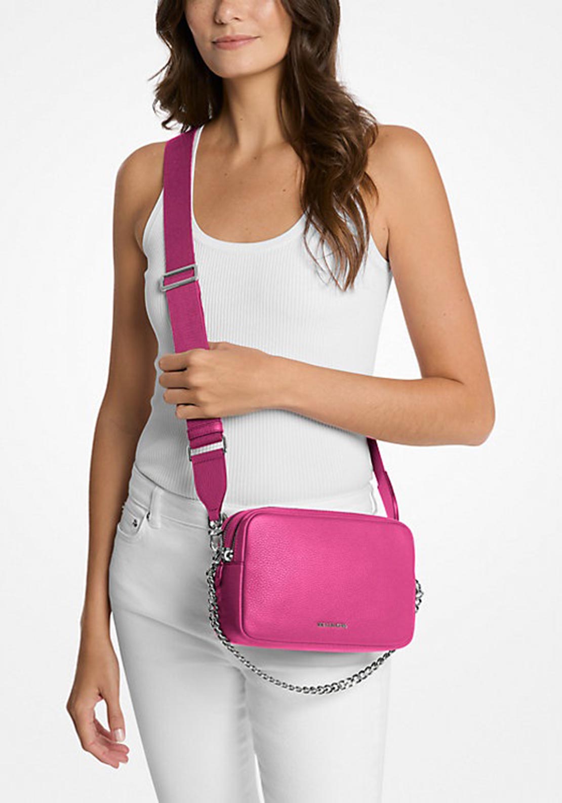 Michael Kors Bryant Camera Crossbody Bag, Pink
