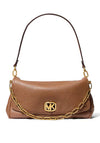 MICHAEL Michael Kors Bryant Large Textured Leather Shoulder Bag, Brown
