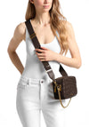 MICHAEL Michael Kors Bryant Woven Suede Crossbody Bag, Chocolate Brown