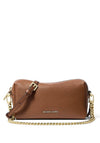 MICHAEL Michael Kors Bryant Pebbled Leather Small Crossbody Bag, Brown
