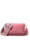 Michael Kors Jet Set Signature Logo Print Smartphone Crossbody Bag, Pink