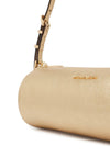 MICHAEL Michael Kors Izzy Small Pebbled Leather Barrel Shoulder Bag, Gold