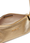 MICHAEL Michael Kors Izzy Small Pebbled Leather Barrel Shoulder Bag, Gold
