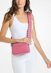 Michael Kors Jet Set Heart Embellished Strap Camera Bag, Pink
