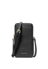 MICHAEL Michael Kors Jet Set Small Pebbled Leather Crossbody Bag, Black
