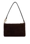 MICHAEL Michael Kors Jet Set Woven Leather Small Shoulder Bag, Chocolate Brown