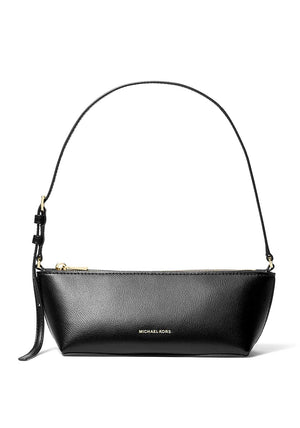 MICHAEL Michael Kors Laila Small Leather Shoulder Bag, Black