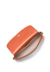 MICHAEL Michael Kors Nolita Small Pebbled Crossbody Bag, Orange