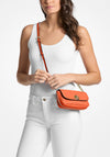 MICHAEL Michael Kors Nolita Small Pebbled Crossbody Bag, Orange