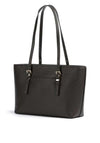 MICHAEL Michael Kors Quinn Pebbled Leather Medium Tote Bag, Chocolate Brown