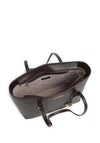 MICHAEL Michael Kors Quinn Pebbled Leather Medium Tote Bag, Chocolate Brown