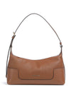 MICHAEL Michael Kors Teddi Pebbled Shoulder Bag, Brown