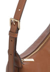 MICHAEL Michael Kors Teddi Pebbled Shoulder Bag, Brown