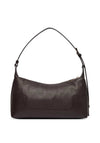 MICHAEL Michael Kors Teddy Pebbled Shoulder Bag, Chocolate Brown