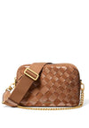 MICHAEL Michael Kors Bryant Woven Suede Crossbody Bag, Brown