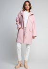 Micha Coated Hooded Rain Jacket, Pink