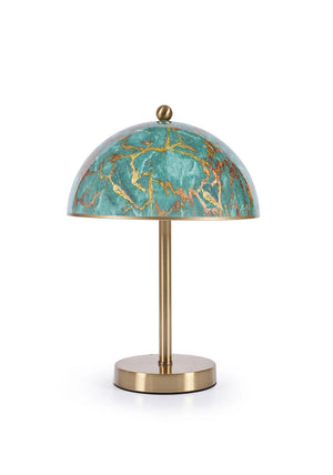 Mindy Brownes Neesha Table Lamp, Gold & Teal