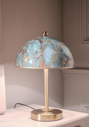 Mindy Brownes Neesha Table Lamp, Gold & Teal
