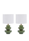 Mindy Brownes Safio Set of 2 Table Lamps, Green