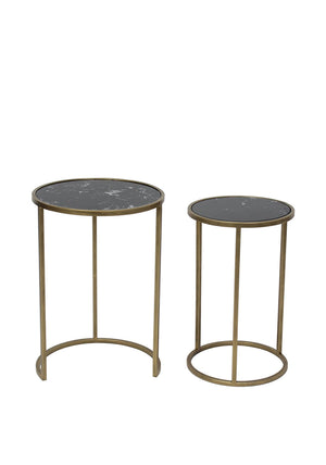 ARLO NESTED TABLES BLACK SET2
