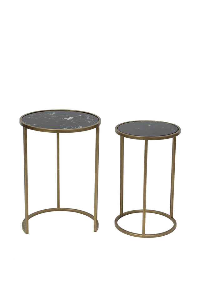 ARLO NESTED TABLES BLACK SET2