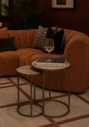 ARLO NESTED TABLES TAN SET2