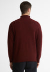 Barbour Men's Essential Half Zip Jumper, Ruby