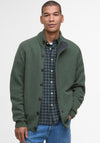 Barbour Men’s Patch Elbow Cardigan, Olive Green