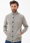 Barbour Mens Patch Zip Cardigan, Stone