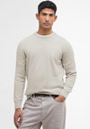 Barbour Men’s Tisbury Crew Neck Jumper, Beige