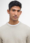 Barbour Men’s Tisbury Crew Neck Jumper, Beige