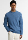 Barbour Men’s Tisbury Crew Neck Jumper, Tarn Blue