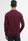 Barbour Men’s Tisbury Crew Neck Jumper, Wine