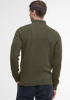 Barbour Men’s Nelson Essential Knit Half Zip Sweater, Seaweed Green