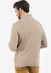 Barbour Men’s Nelson Essential Knit Half Zip Sweater, Stone