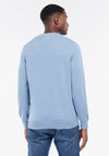 Barbour Men’s Pima Cotton Crew Neck Sweater, Dark Chambray Blue