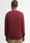 Barbour Men’s Pima Cotton Crew Neck Sweater, Rust Orange