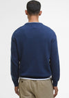 Barbour Men’s Pima Cotton Crew Neck Sweater, Inky Blue Marl